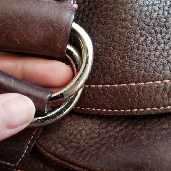 Coach Vintage Shoulder Bag Pebbled Leather - Picture 8 of 8